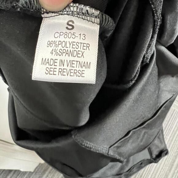 Cleo black jumpsuit with rhinestone embellishments.  Size small - Picture 9 of 9